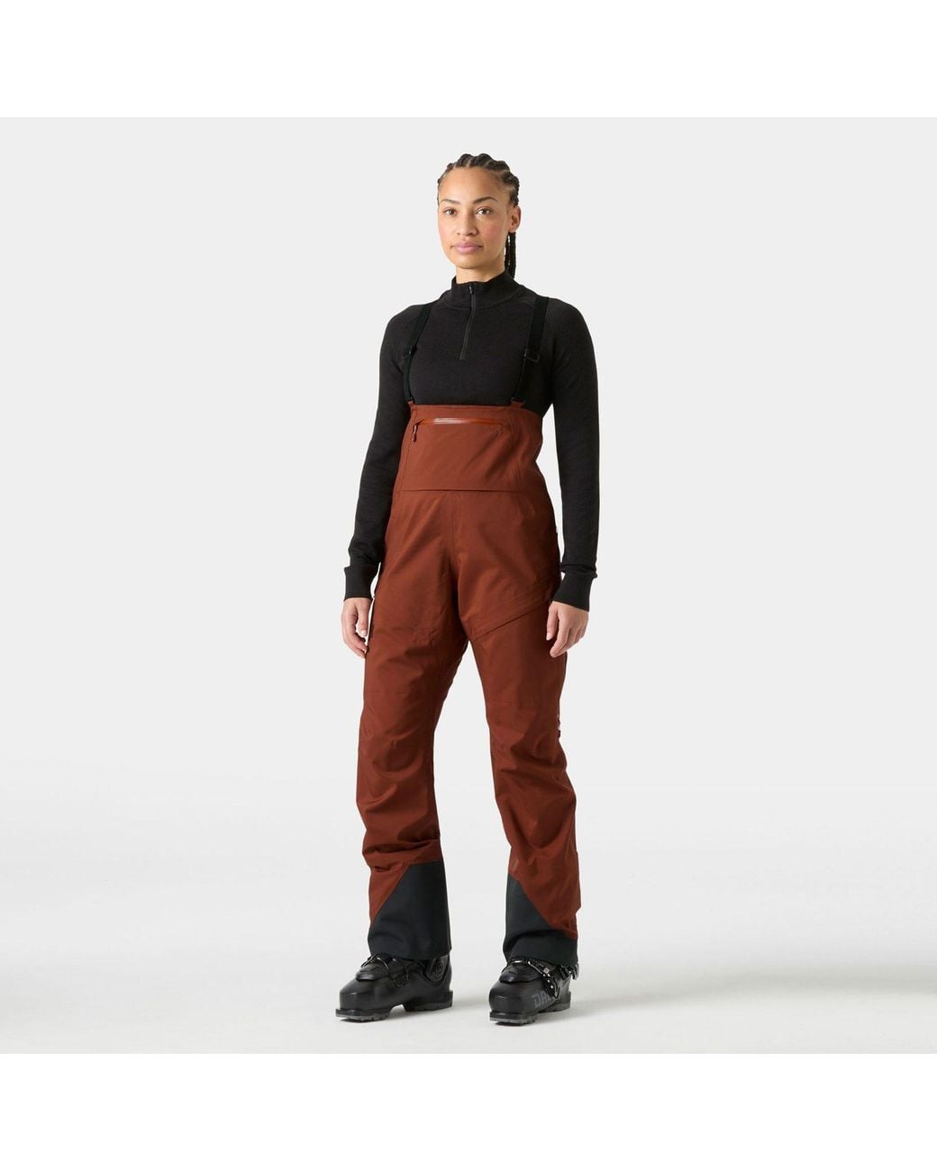 Helly Hansen Red Verglas Backcountry Bib Shell Pants