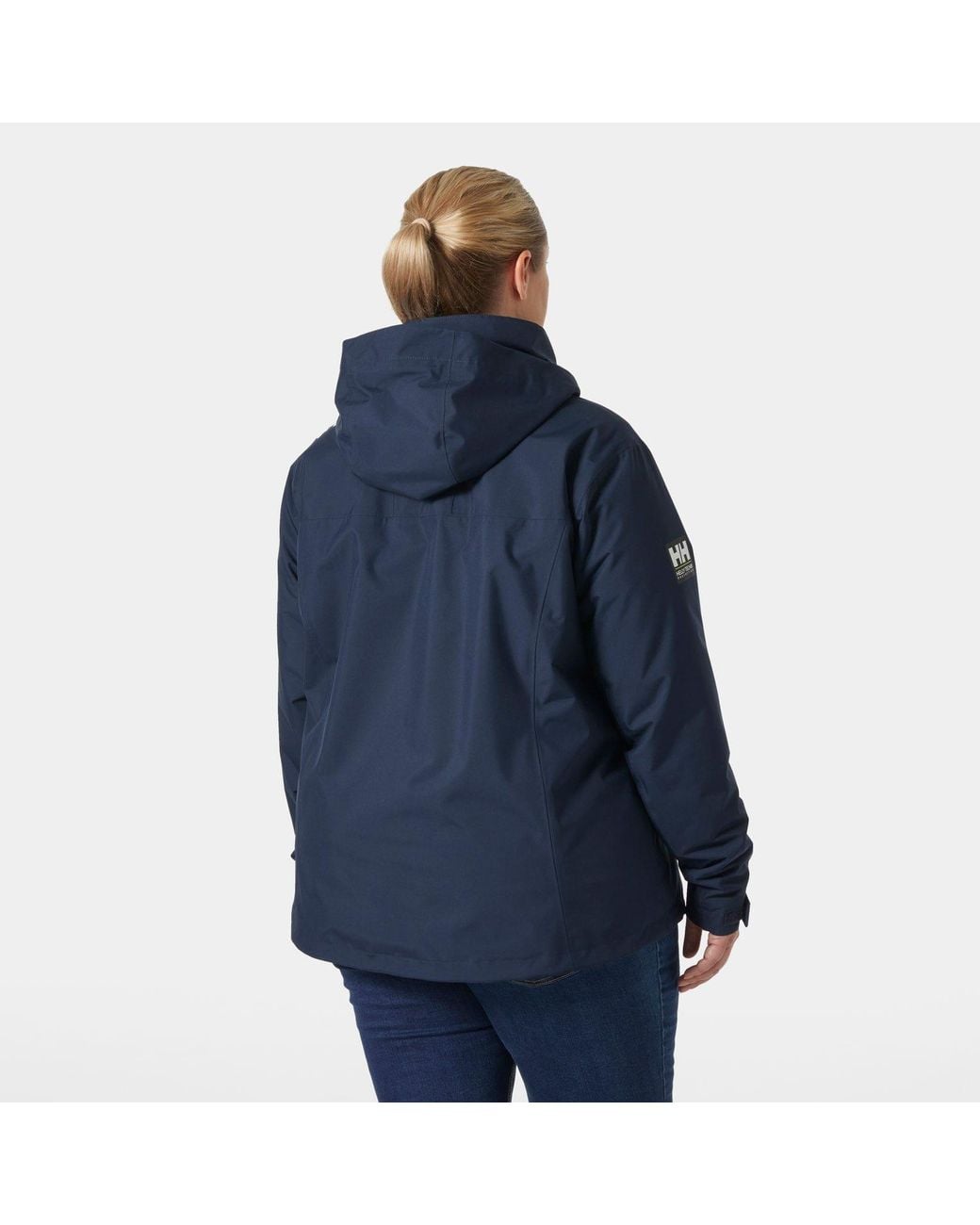 Helly Hansen Blue Hooded Crew Midlayer Plus Jacket 2.0