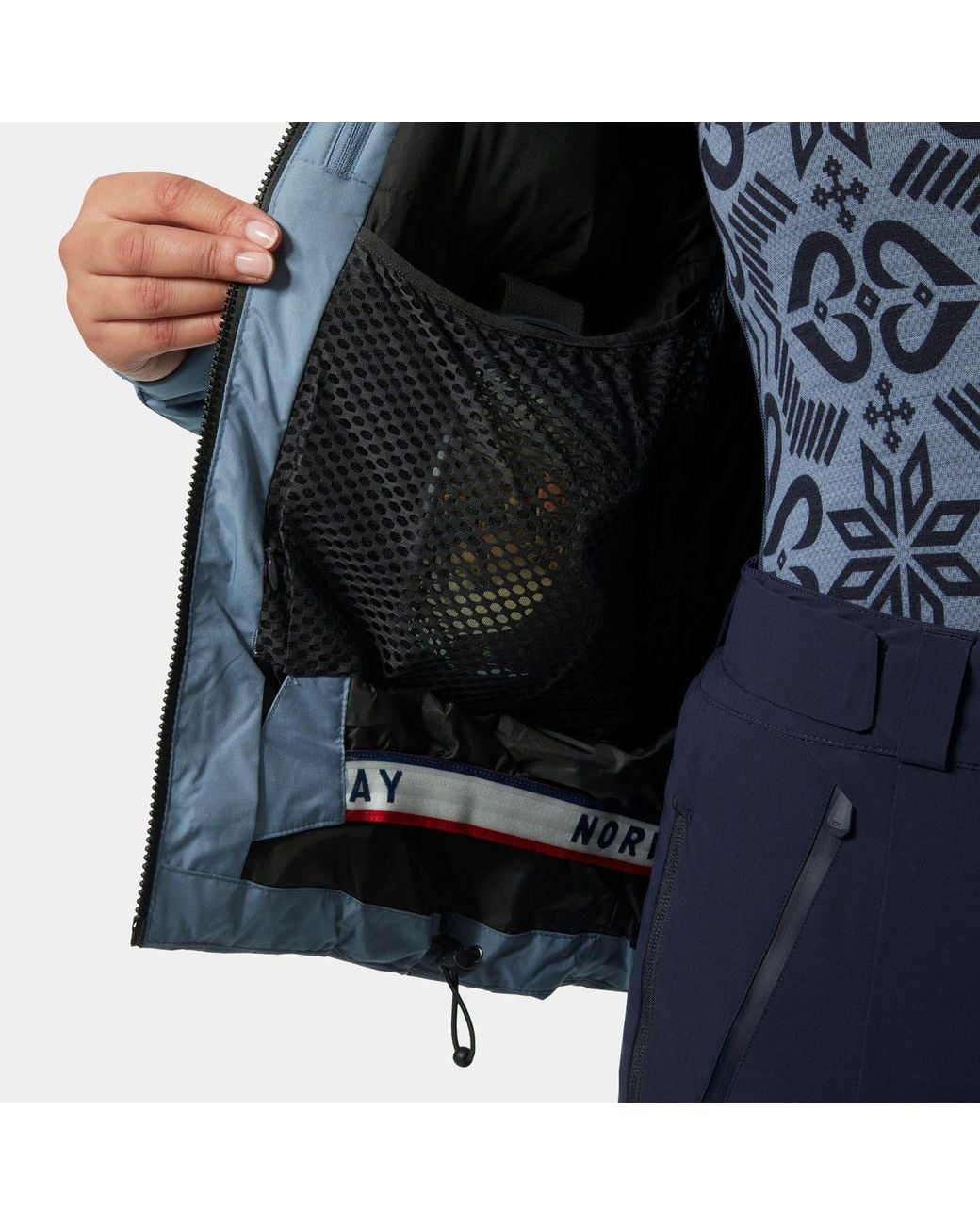 Helly Hansen Blue Kvitfjell Race Puffy Ski Jacket