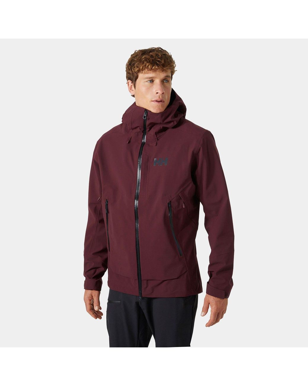 Helly Hansen Verglas Backcountry Ski Shell Jacket Purple in Red for Men |  Lyst