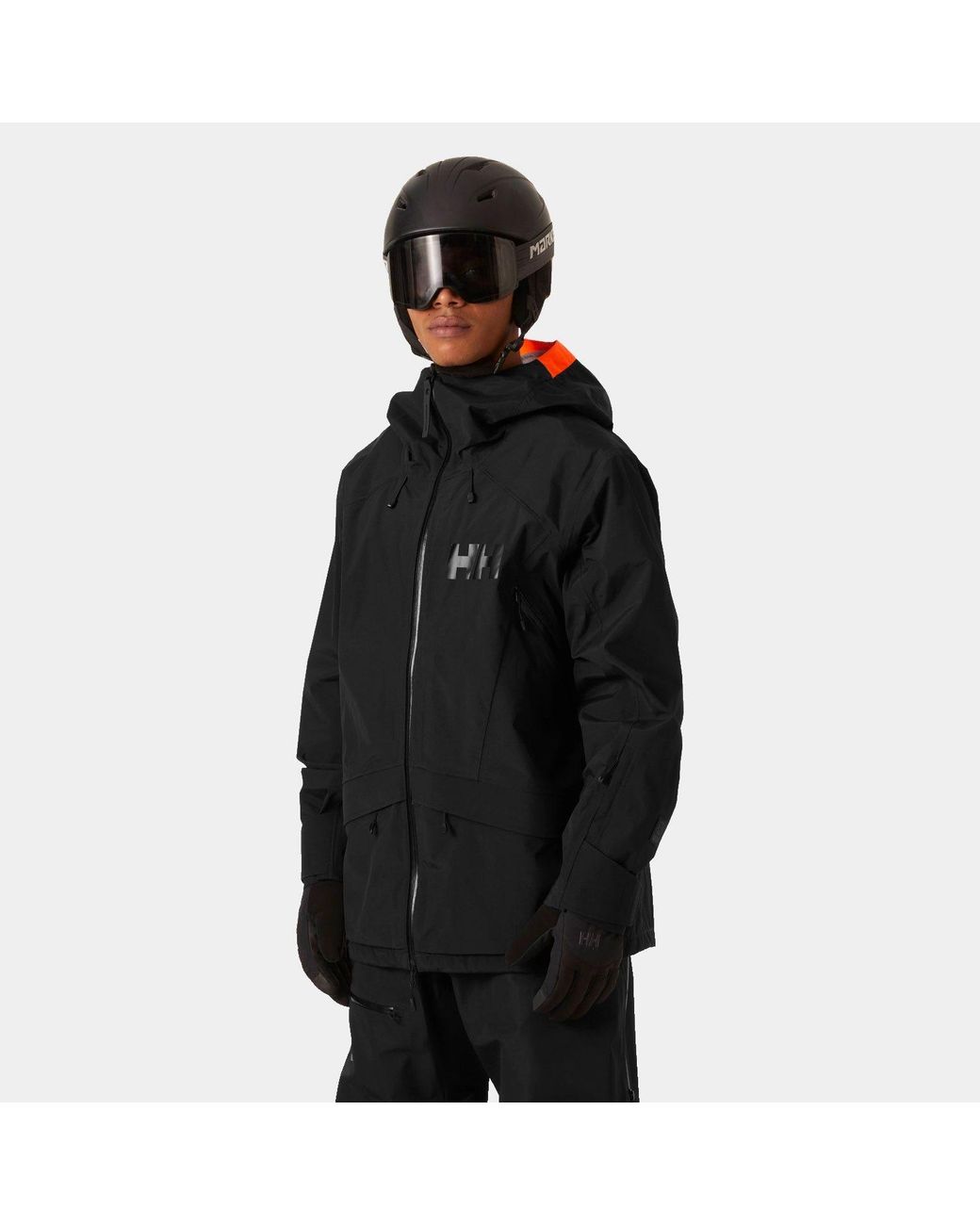 Helly Hansen Black Sogn Tinden Shell Ski Jacket for men