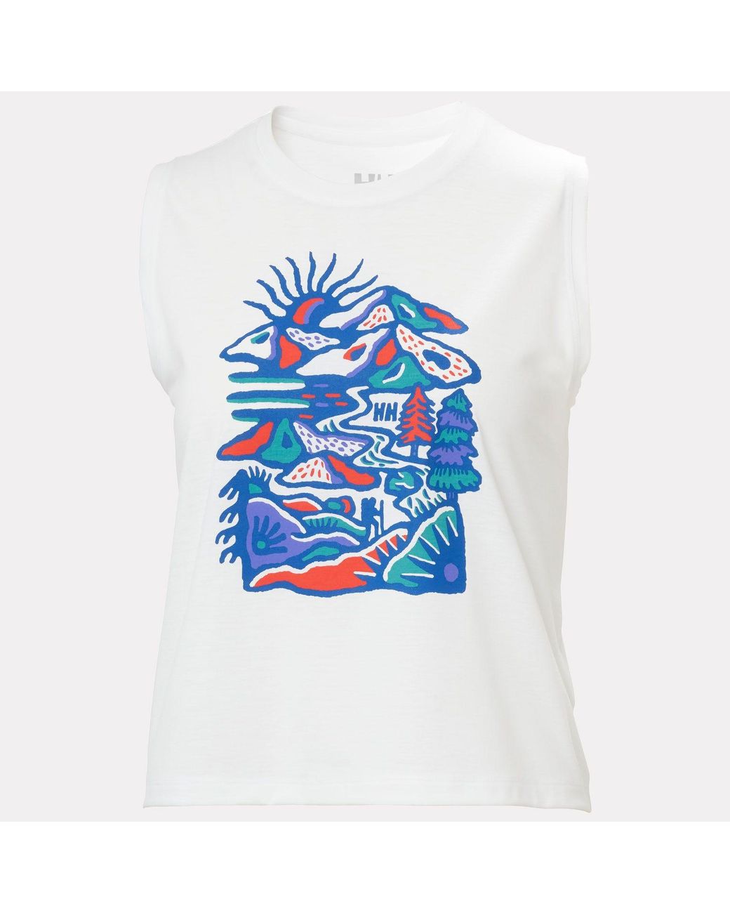 Helly Hansen Blue Skog Graphic Tank Top