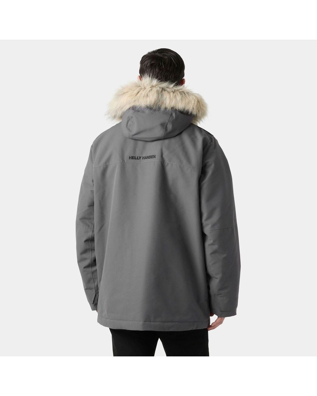 Helly Hansen Gray Arctic Boreal Parka for men