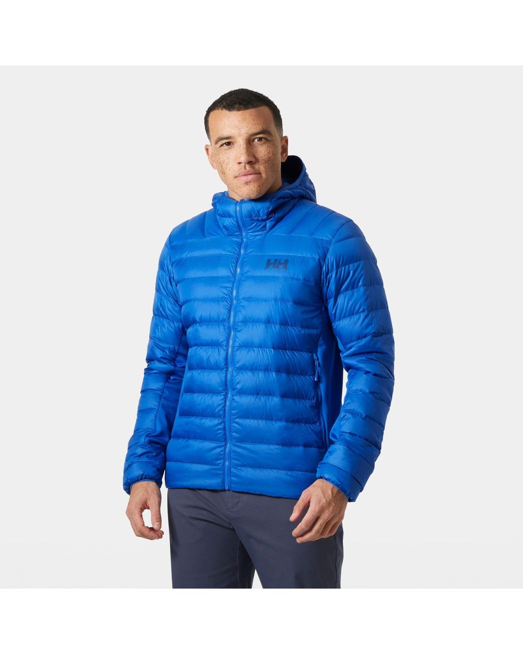 Helly Hansen Blue Verglas Down Hybrid Hood 2.0 for men