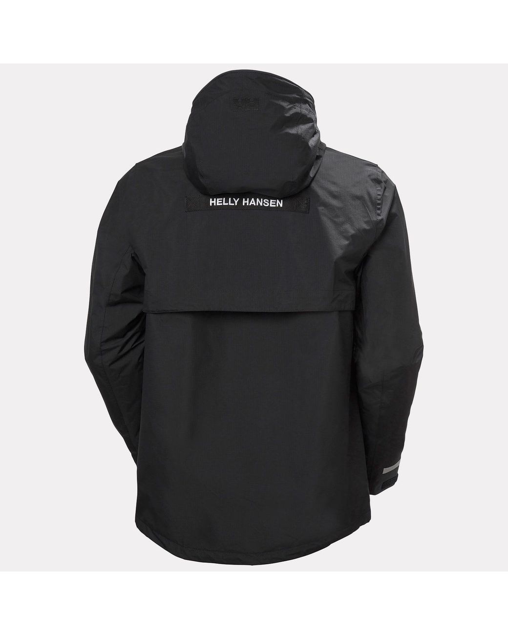 Helly Hansen Black Patrol Transition Rain Jacket for men