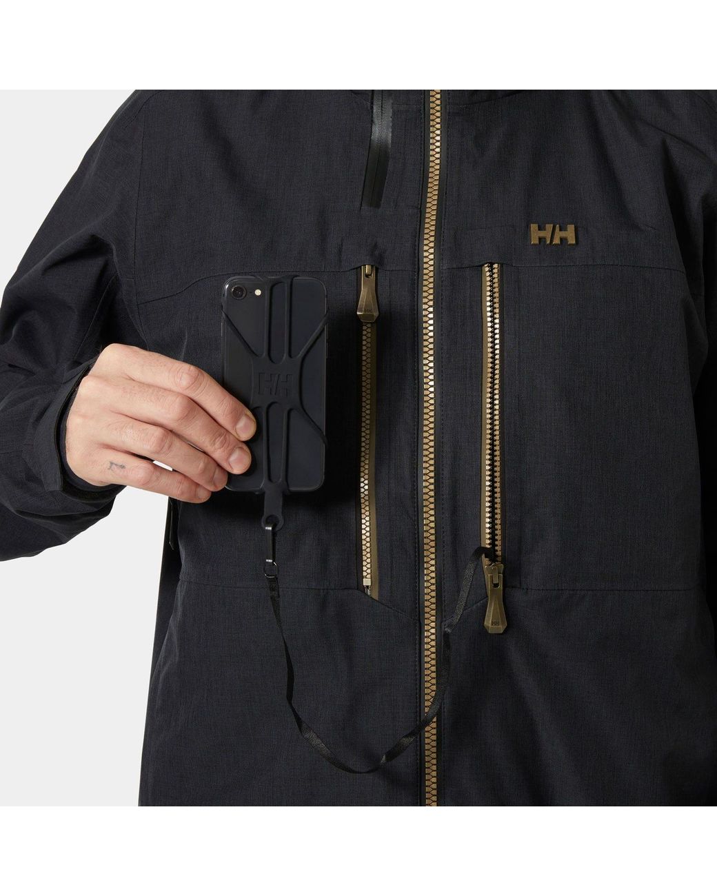 Helly Hansen Black Atlas Infinity H2Flow Shell for men