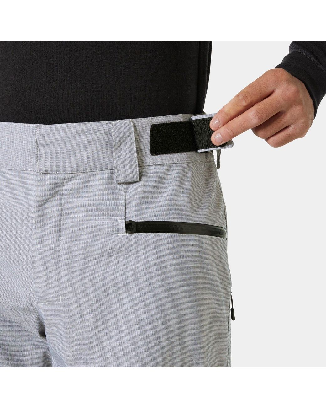 Helly Hansen Gray Garibaldi 2.0 Classic Freeride Ski Pants Grey for men