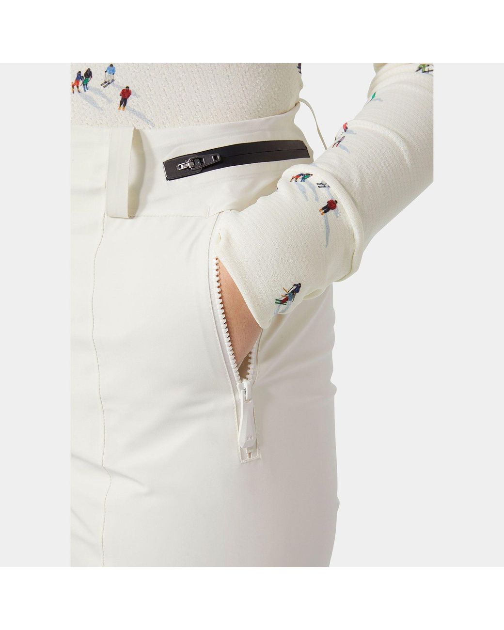 Helly Hansen White St. Moritz 2.0 Insulated Trousers Beige