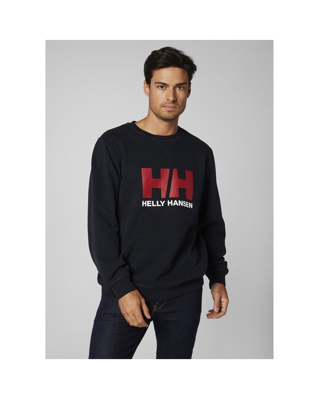 helly hansen logo crew sweat