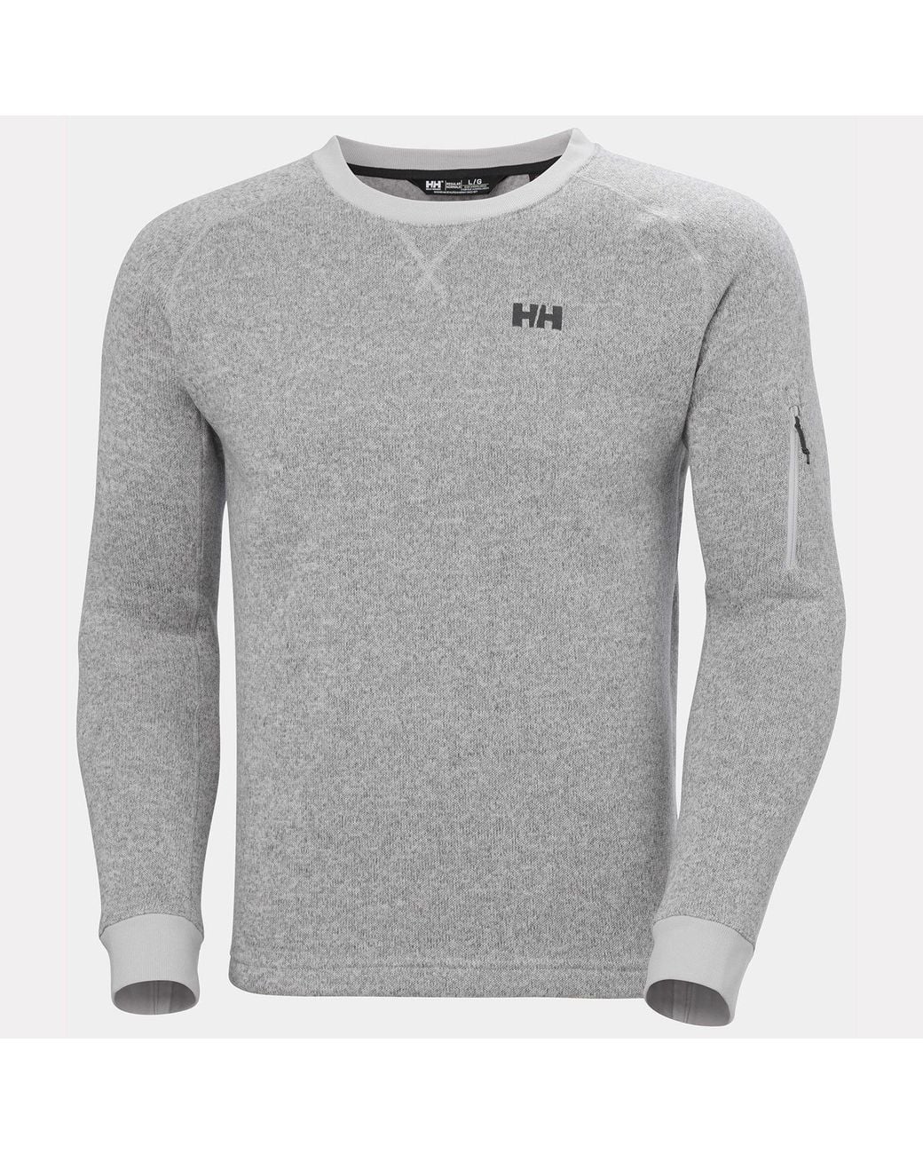 Helly Hansen Gray Varde Crewneck for men