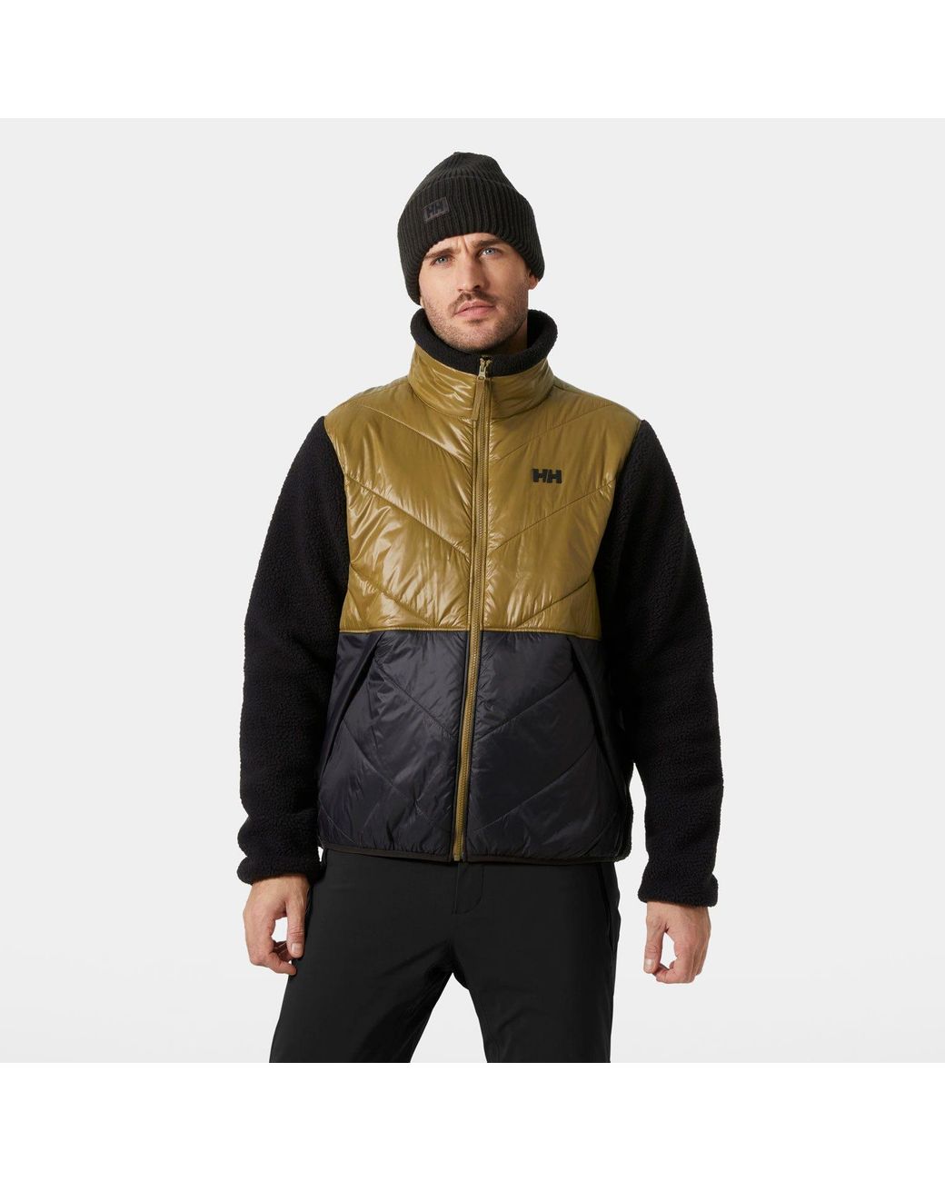 Helly Hansen Black Village Hybrid Jacket for men