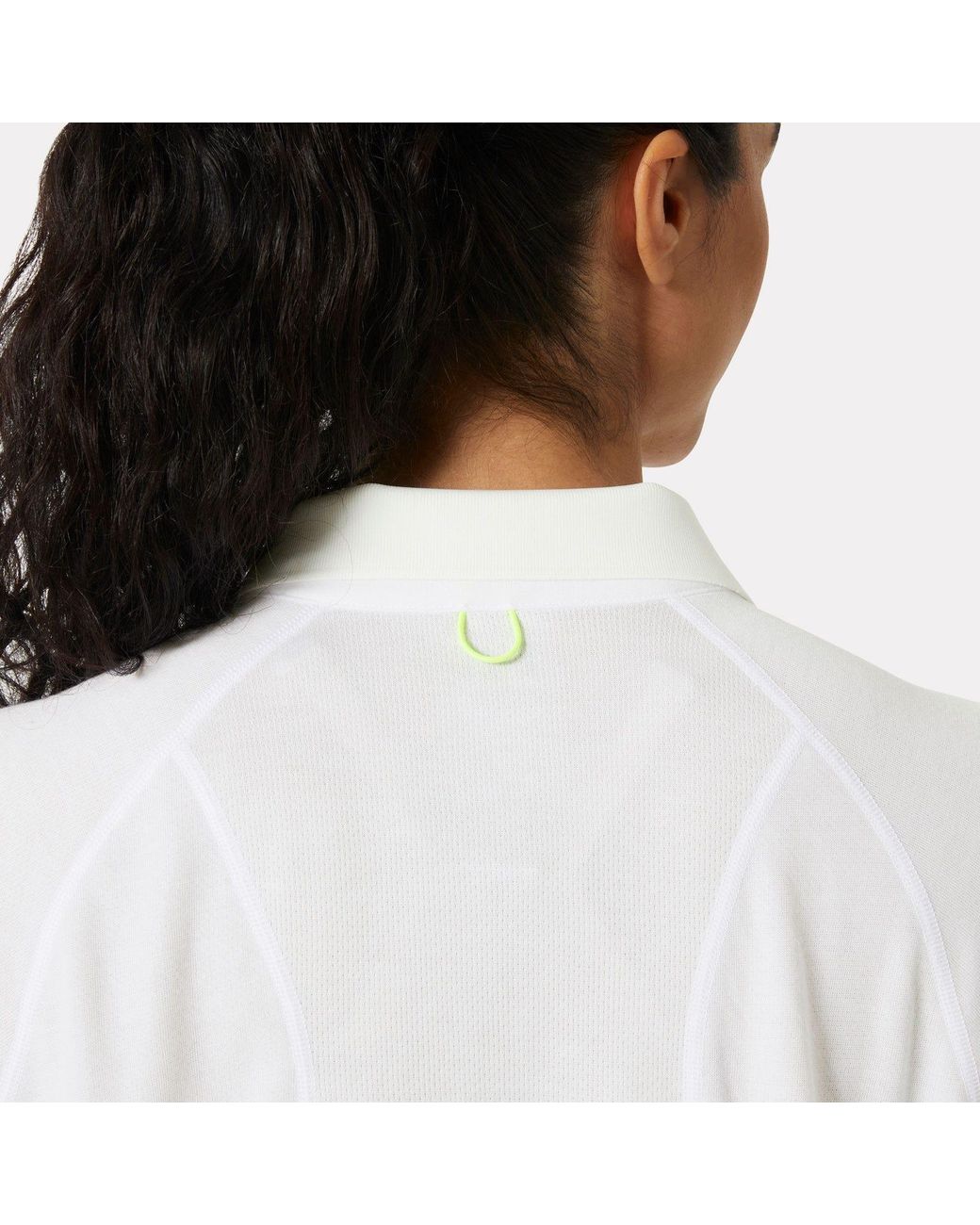 Helly Hansen White Inshore Zip Crop Polo