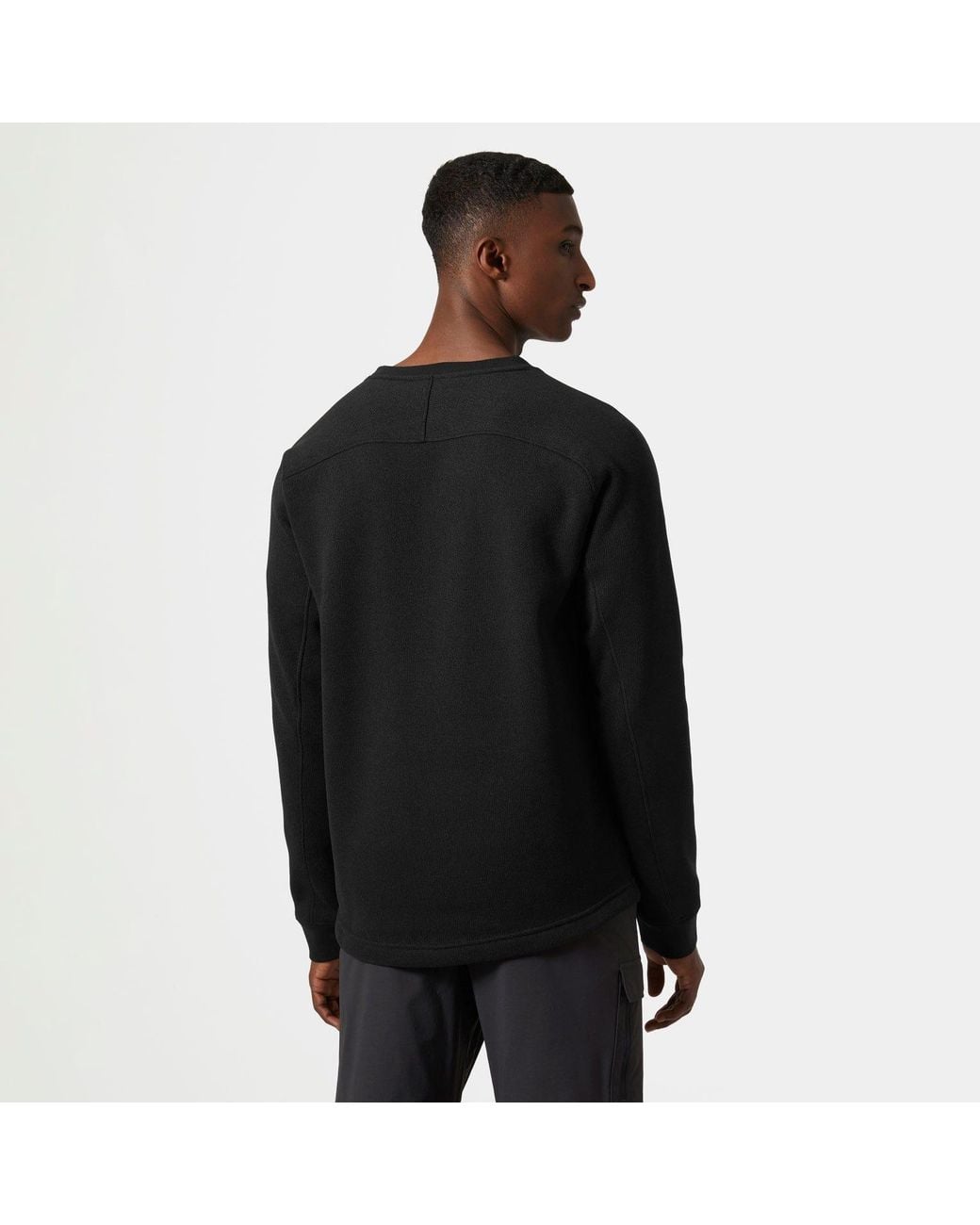 Helly Hansen Black Varde Crewneck for men