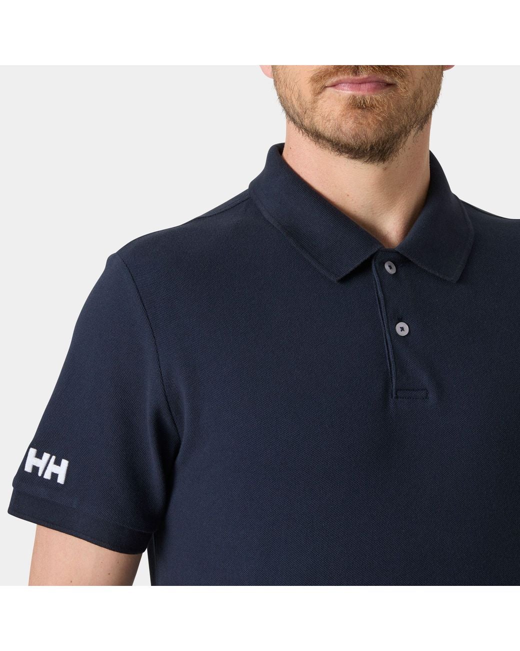 Helly Hansen Blue Crew Polo Pique for men