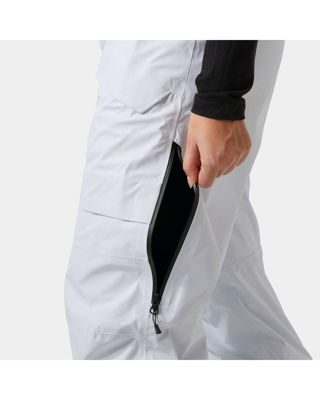 Helly Hansen White Ridge Infinity Shell Bib for men
