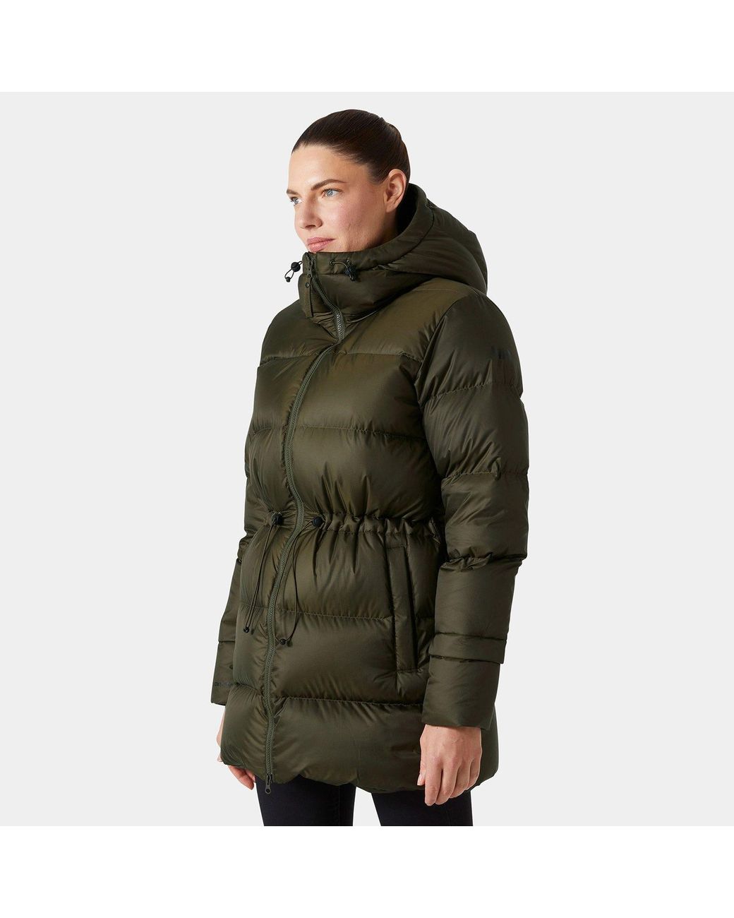 Helly Hansen Green W Essence Down Winter Jacket
