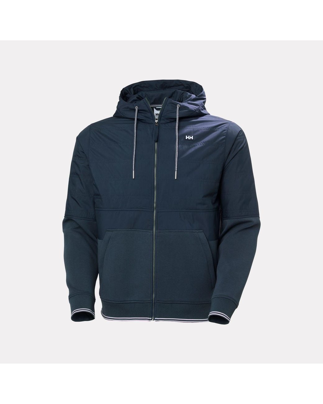 Helly Hansen Blue Koster Hybrid Full-Zip Hoodie for men
