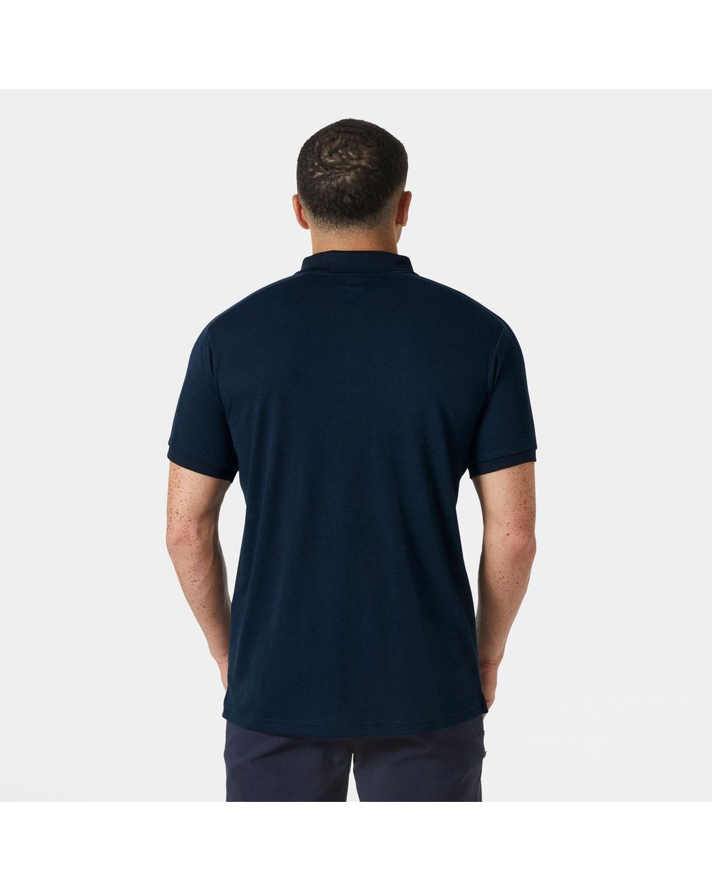 Helly Hansen Blue Hp Half-Zip Polo for men