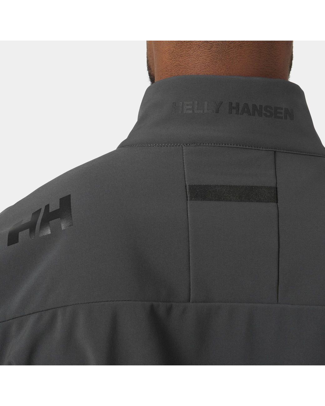 Helly Hansen Black Crew Softshell Jacket 2.0 for men