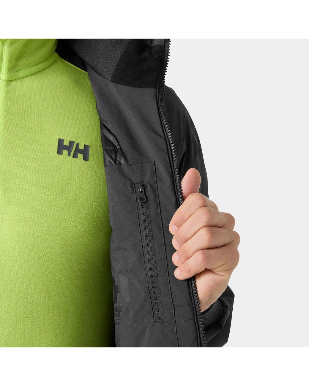 Helly Hansen Gray Hp Racing Lifaloft Bomber for men