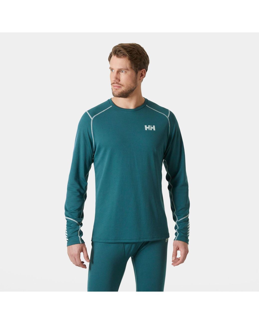 Helly Hansen Green Lifa Active Crew Warm Base Layer for men