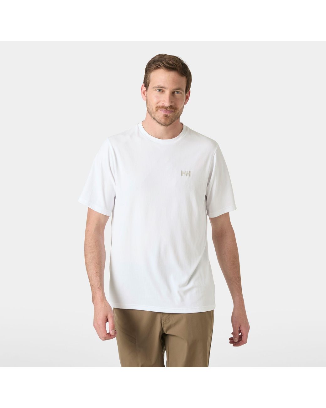 Helly Hansen White Lifa Active Solen T-Shirt for men