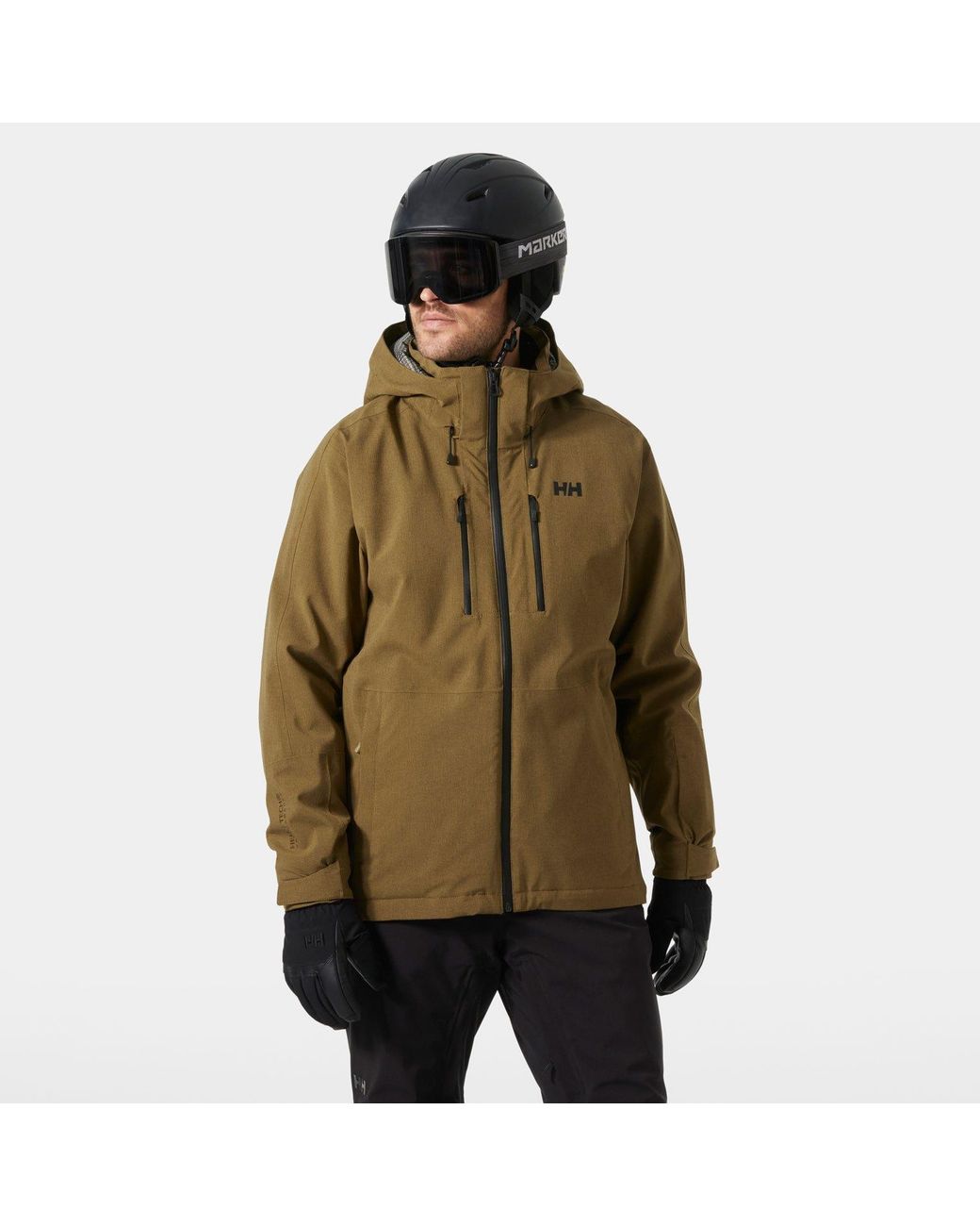 Helly Hansen Green Juniper 3.0 H2Flow Warm Ski Jacket for men