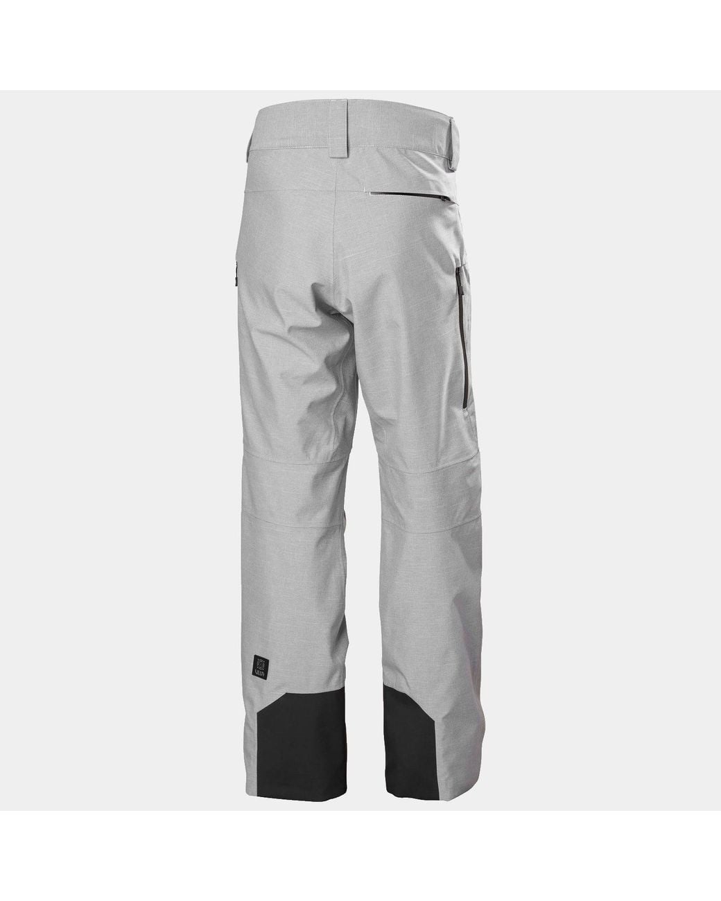 Helly Hansen Gray Garibaldi 2.0 Classic Freeride Ski Pants Grey for men
