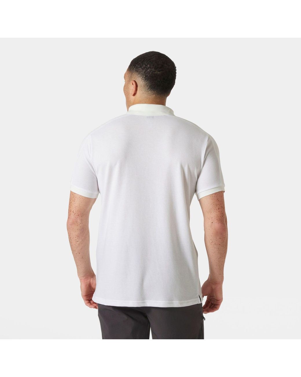 Helly Hansen White Hp Half-Zip Polo for men