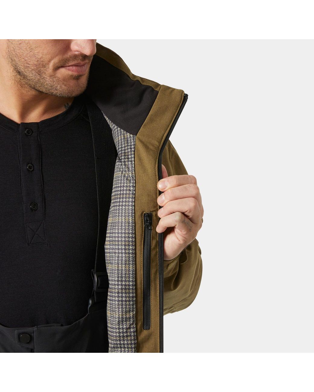 Helly Hansen Green Juniper 3.0 H2Flow Warm Ski Jacket for men