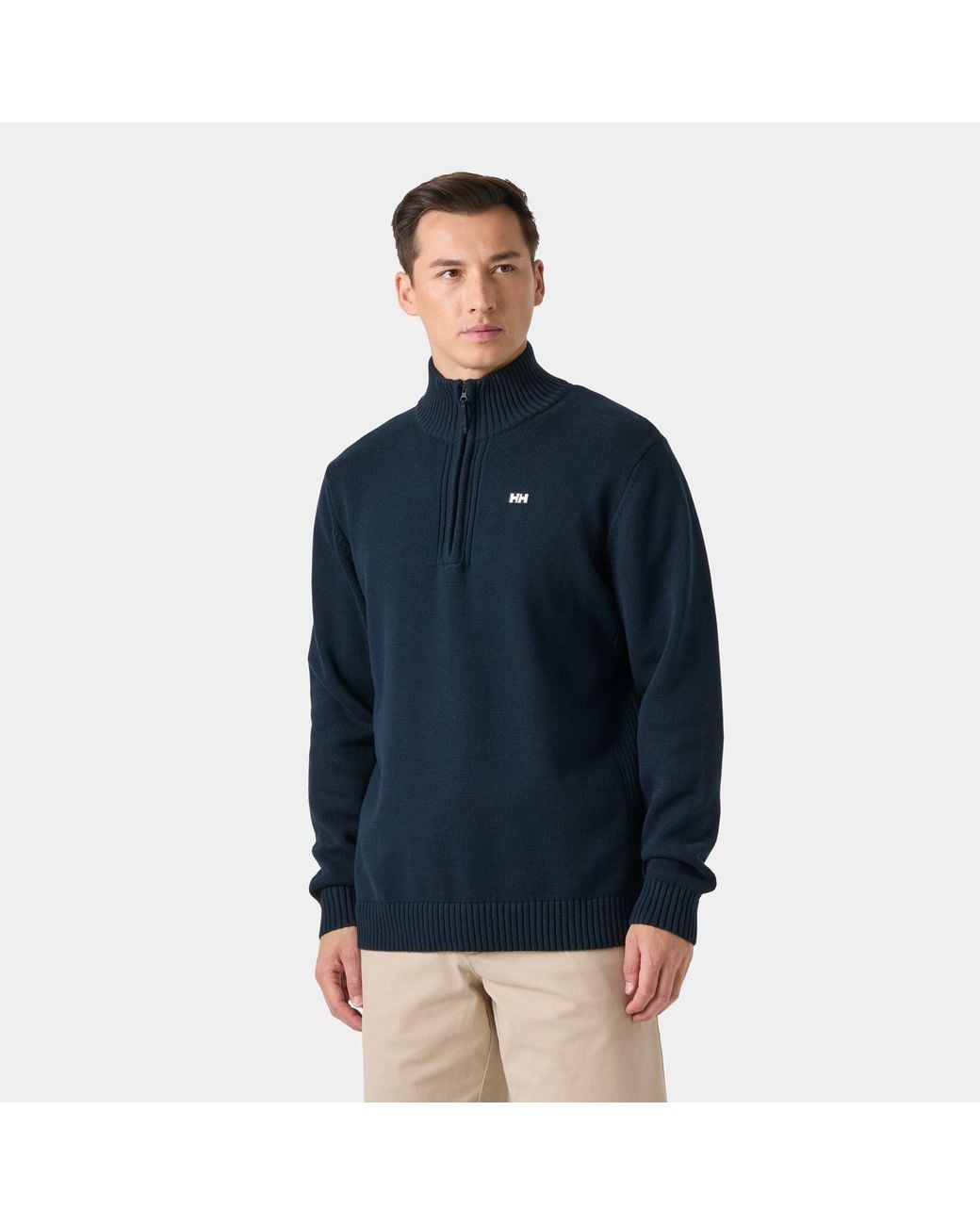 Helly Hansen Blue Smoegen Half-Zip Sweater for men