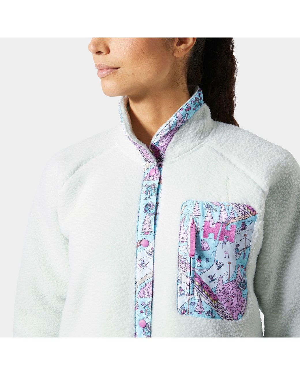 Imperial Pile Snap Mujer Helly Hansen de color Blue
