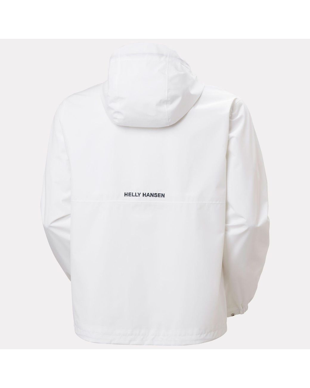 Helly Hansen White Sandoy Rain Jacket for men