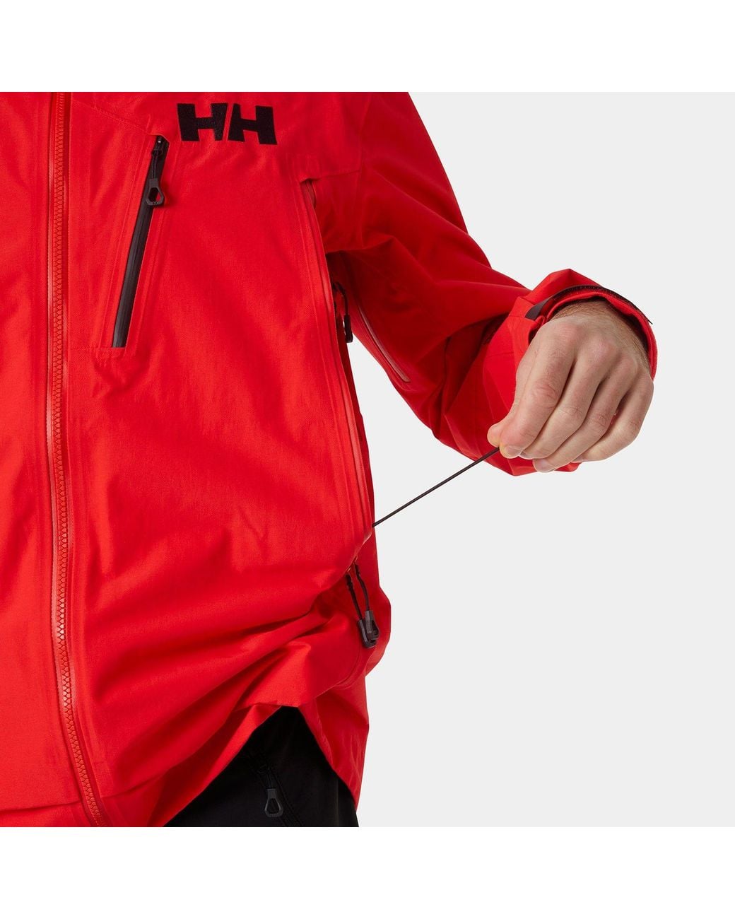Helly Hansen Red Odin 9 Worlds Shell Jacket 3.0 for men