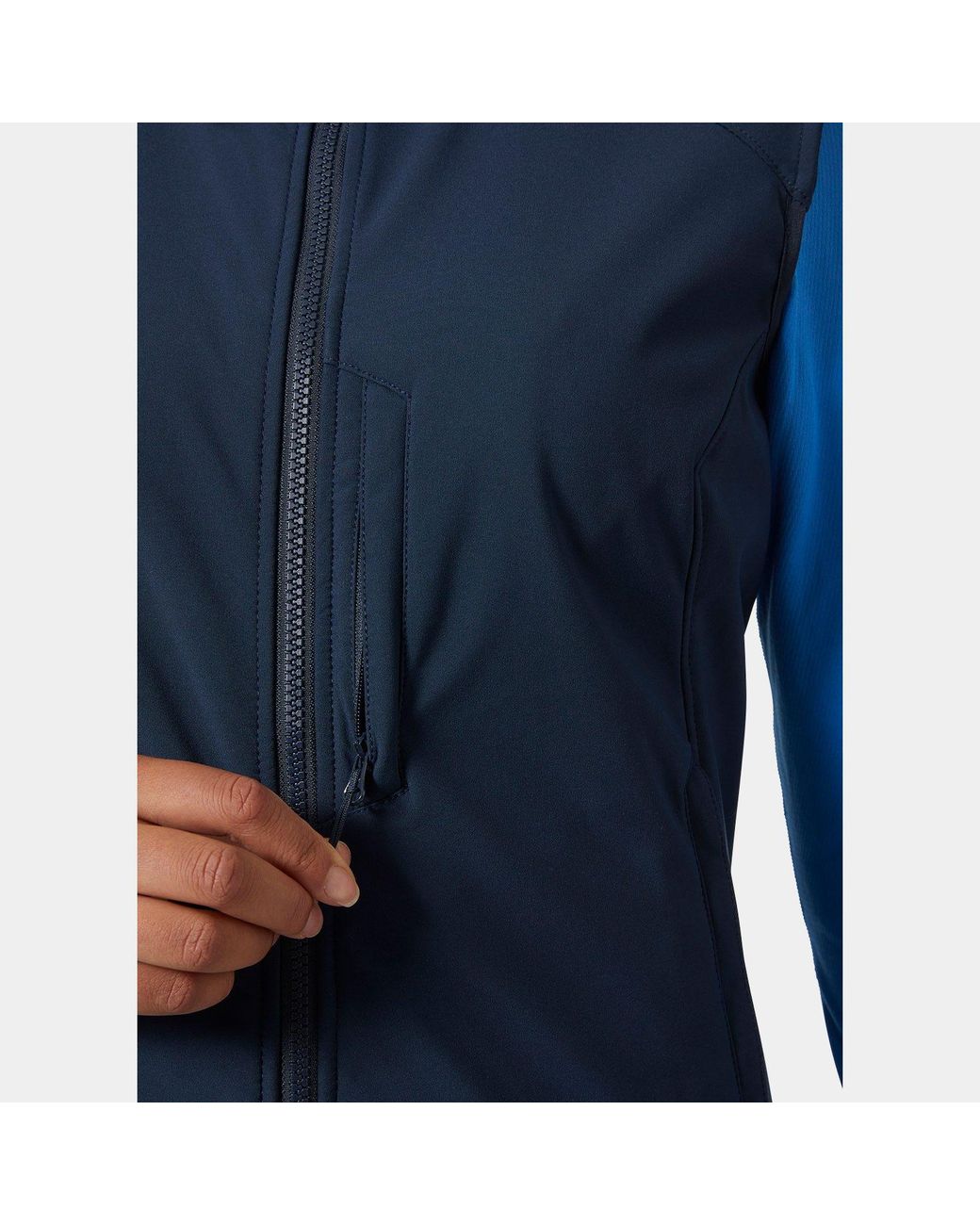 Helly Hansen Blue Paramount Athletic Cut Softshell Vest
