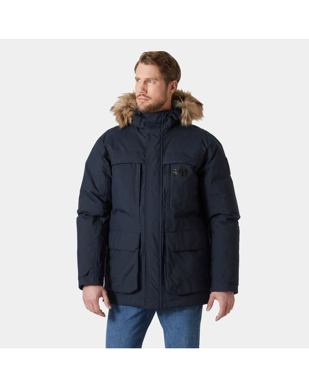 Helly Hansen Blue Nordsjo Comfortable Urban Winter Parka Navy for men