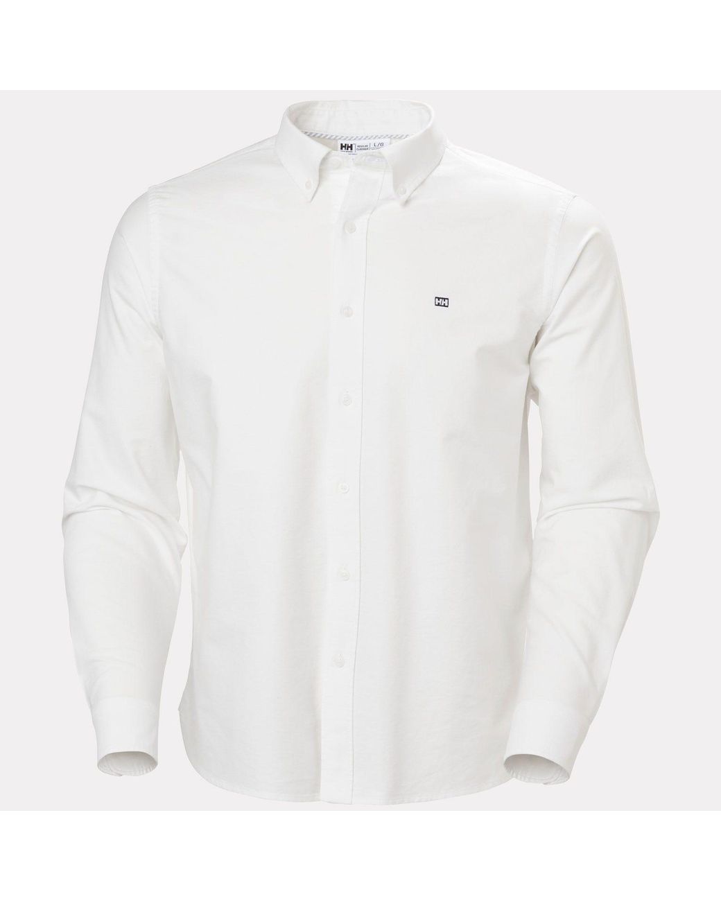 Helly Hansen White Shore Long Sleeve Shirt for men