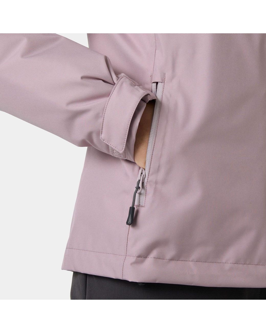 Helly Hansen Purple Crew Hooded Pile Jacket