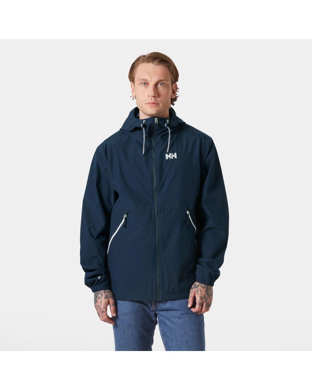 Helly Hansen Blue Helly-hansen Sandoy Rain Jacket for men