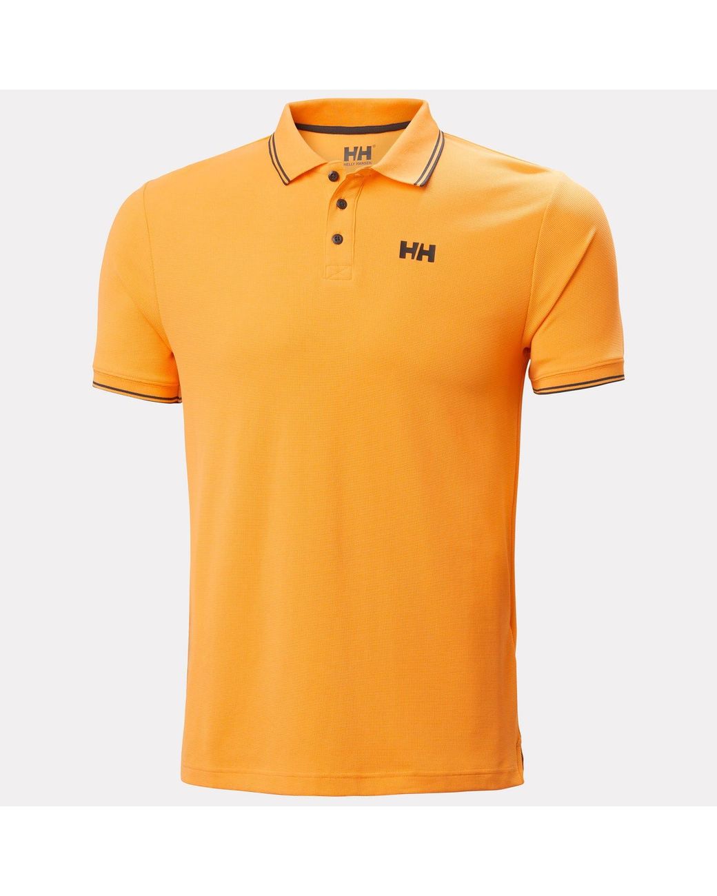 Helly Hansen Orange Kos Marine Quick-dry Polo Grey for men