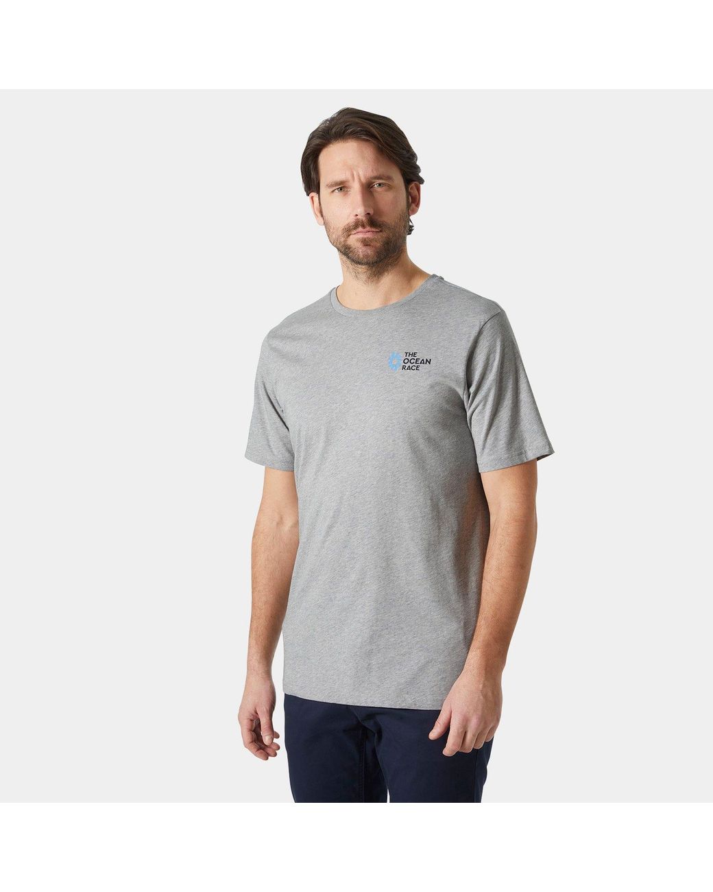 Helly Hansen Gray The Ocean Race T-Shirt for men