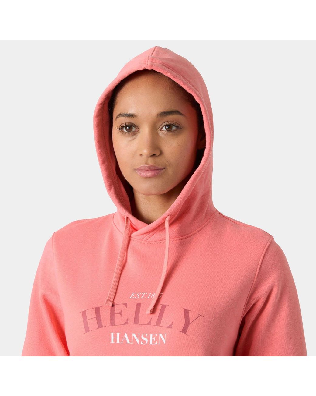 Helly Hansen Pink Core Graphic Hoodie