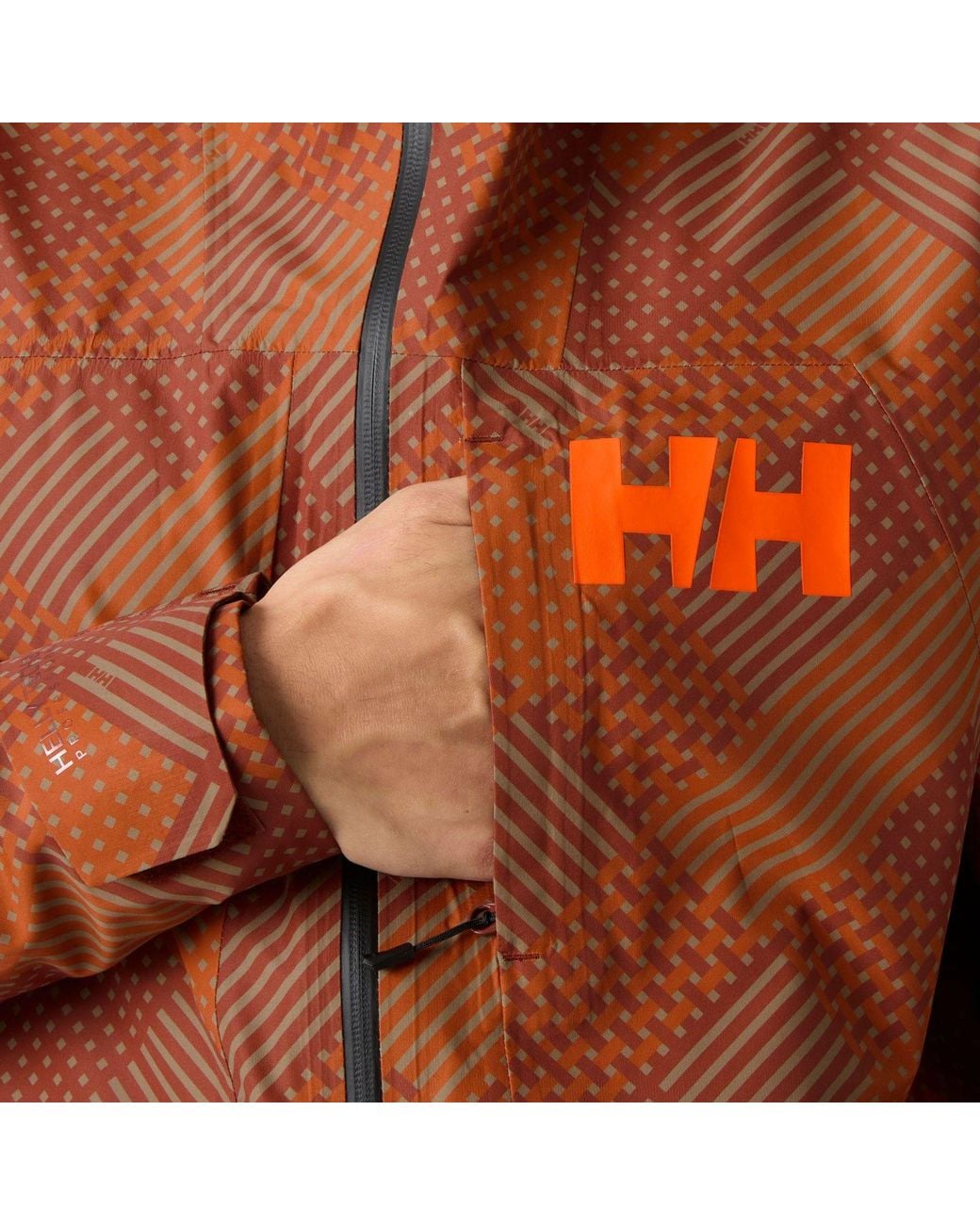 Helly Hansen Brown Emiko Shell Ski Jacket for men