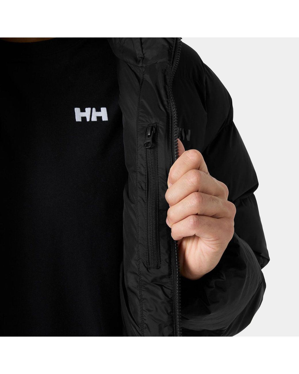 Helly Hansen Black Stride Puffy Parka for men