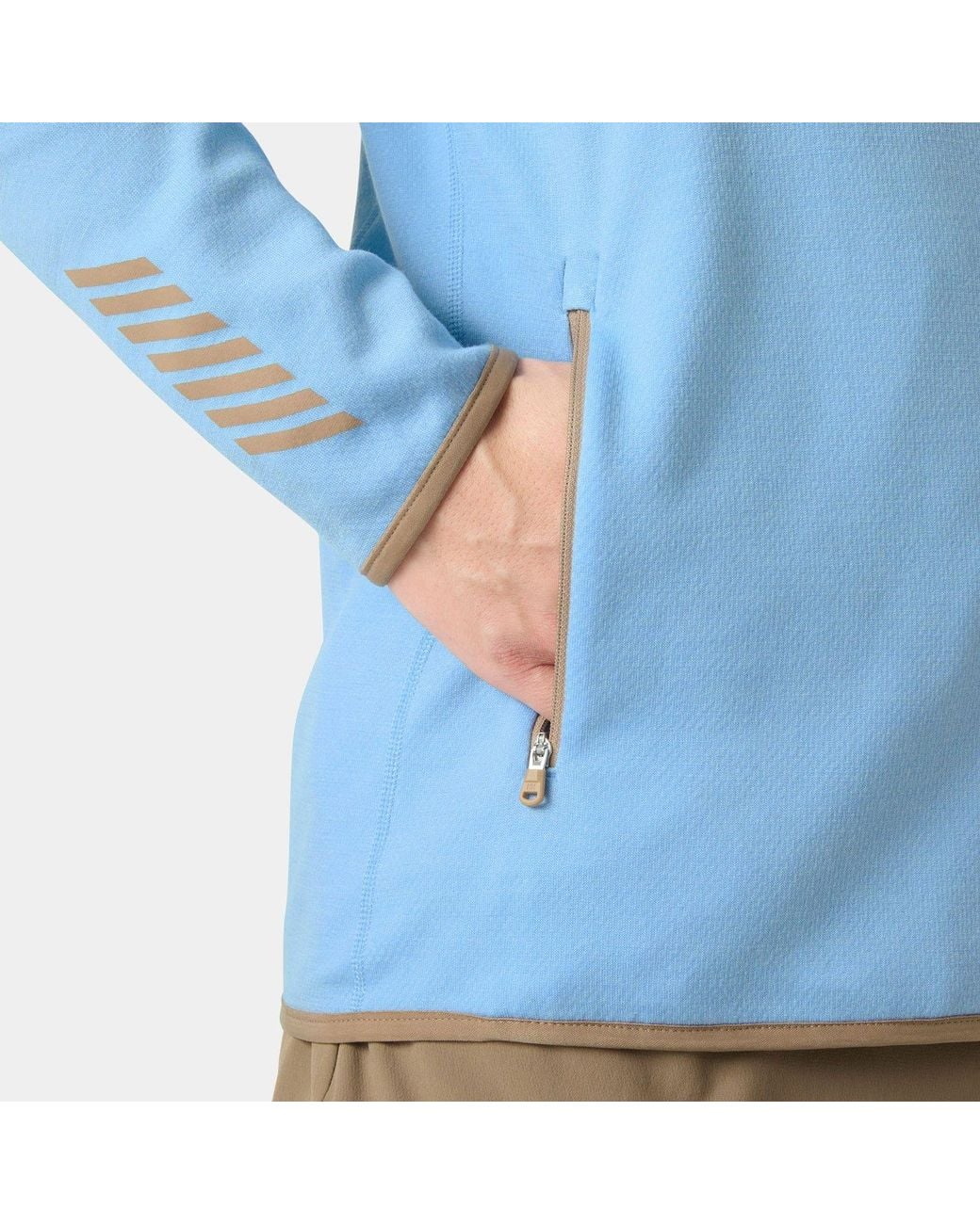 Helly Hansen Blue Lifa Merino Midlayer Full-Zip for men