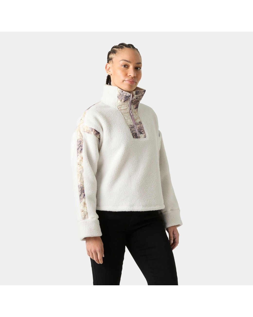 Helly Hansen White Imperial Pile Zip Pullover