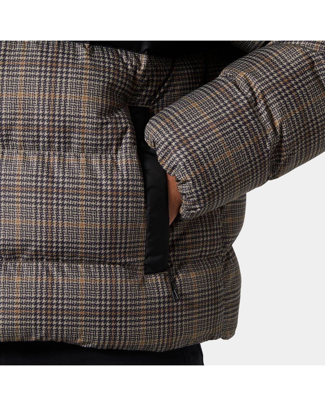 Helly Hansen Black Oslo Graphic Puffy Jacket for men