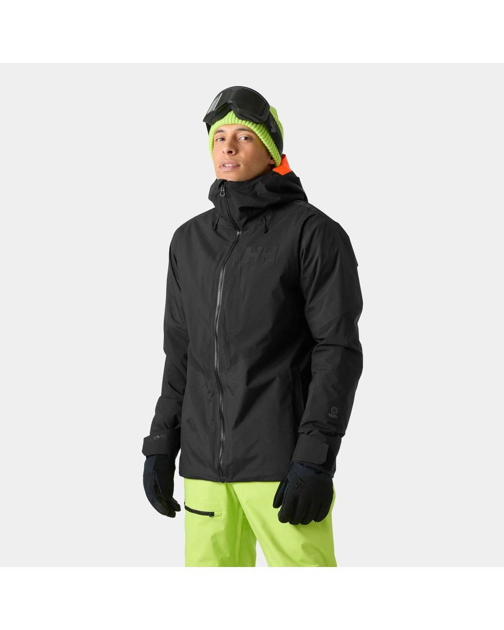 Helly Hansen Black Powdreamer Ski Jacket 3.0 for men