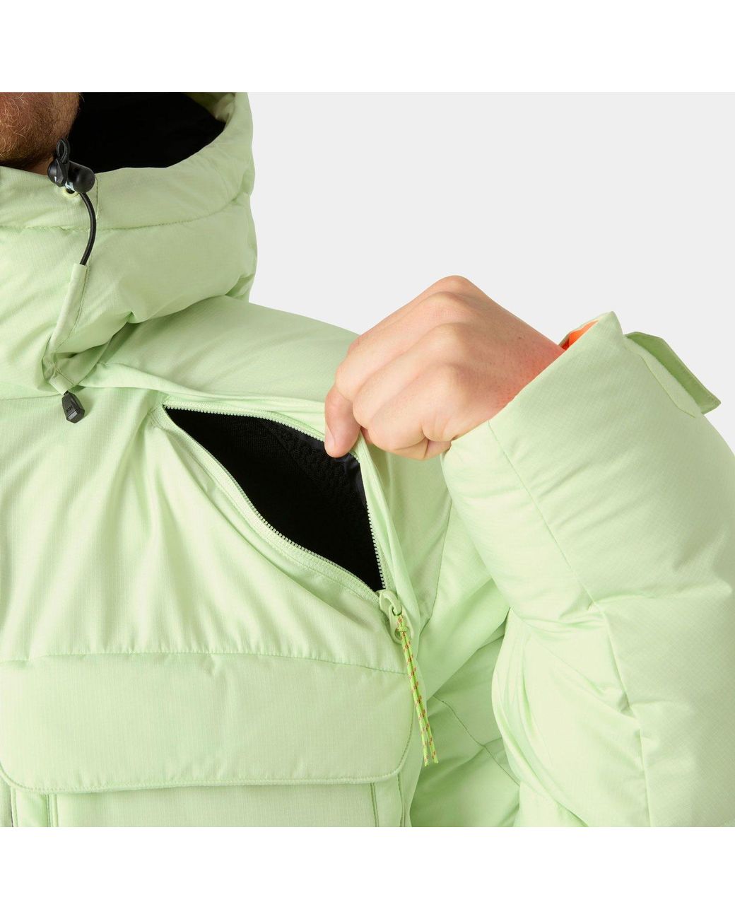 Helly Hansen Green Ullr D Megahertz Puffy Jacket