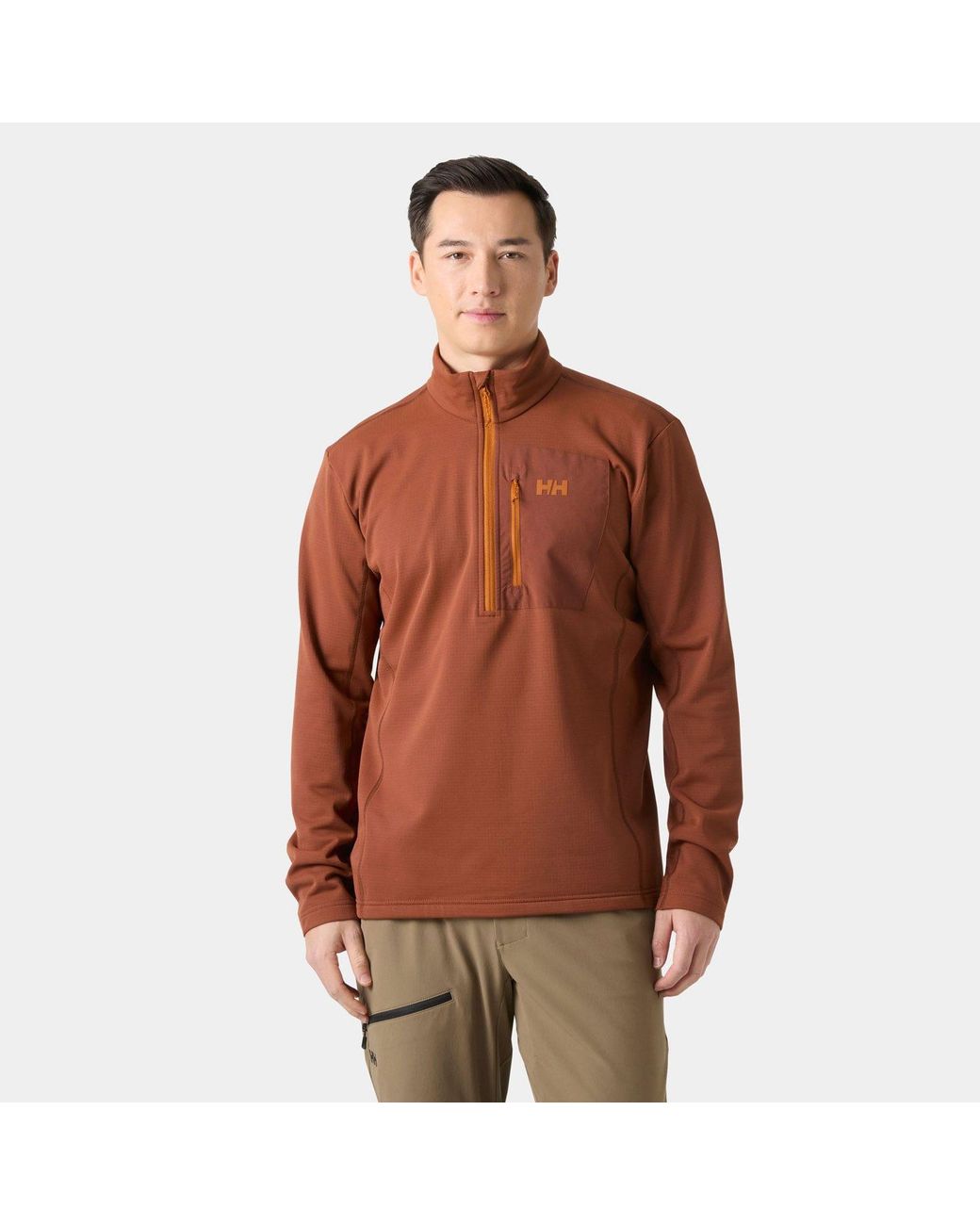 Helly Hansen Brown Versalite Half-Zip Fleece for men